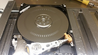 Head Crash damaging platters